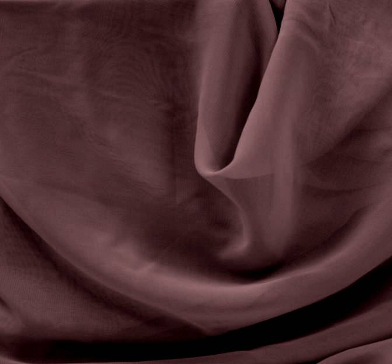 1 Yard Cabernet Chiffon Fabric 58/60" Wide Lightweight Sheer Polyester for Apparel, Events & Crafts